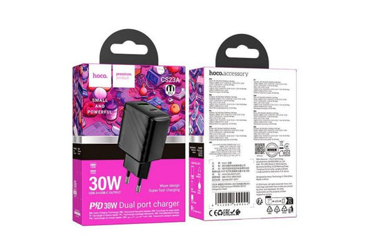 USB + USB-C լիցքավորիչ HOCO CS23A