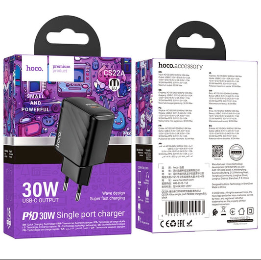 Լիցքավորիչ Hoco CS22A PD30W