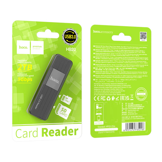 Hoco HB20 Mindful 2-in-1 Card Reader