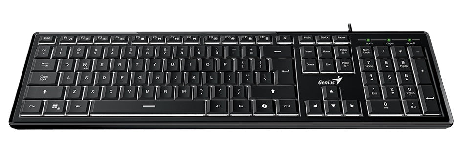 Genius Keyboard Wired Illuminated SlimStar 820