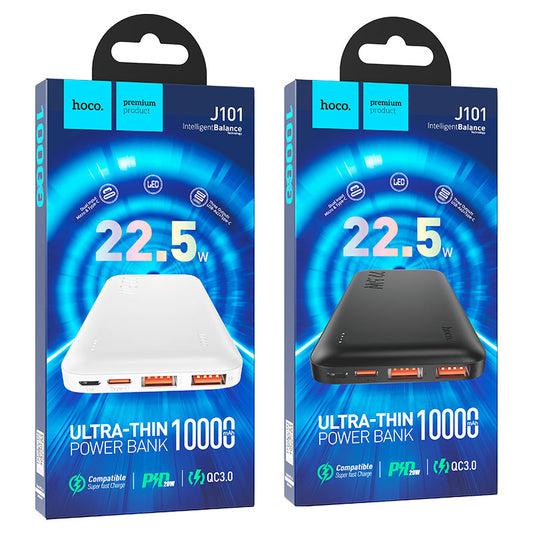 HOCO J101 10,000mAh Power Bank with 22.5W Fast Charging.