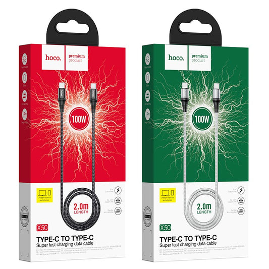 C տիպից C մալուխից «X50 Exquisito» 100 Վտ լիցքավորման տվյալների համաժամեցում