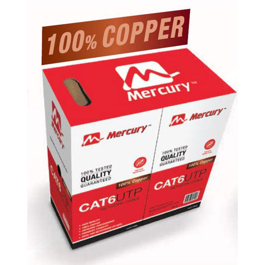 MERCURY CABLE CAT 6E UTP 100% COPPER 305 M