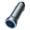 Car charger (CCU) Hoco Z54A QC3.0 (USB+Type-C), 3 A