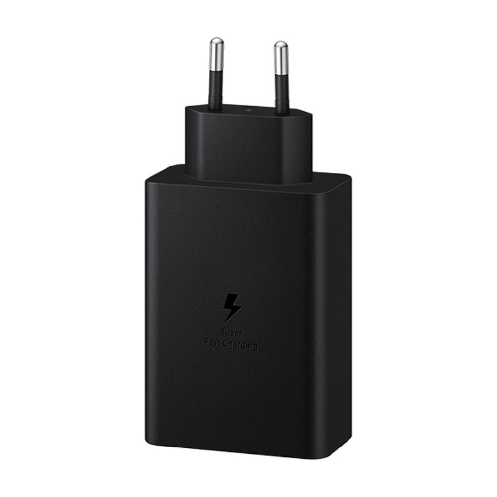 Samsung 65W Power Adapter Trio, 2× USB‑C + USB‑A