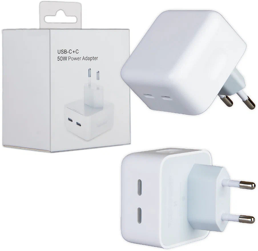 Apple 50W USB C+C սնուցման ադապտեր